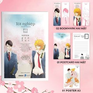 tốt nghiệp - mùa xuân - tặng kèm 2 bookmark + 1 postcard hai mặt + 1 poster a3