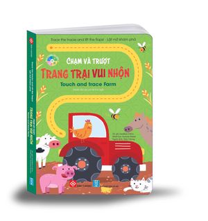 trace the tracks and lift the flaps! - lật mở khám phá - chạm và trượt - touch and trace farm - trang trại vui nhộn