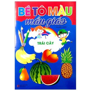 trái cây - bé tô màu mẫu giáo