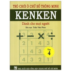 trò chơi ô chữ số thông minh kenken - dành cho mọi người (tập 4)