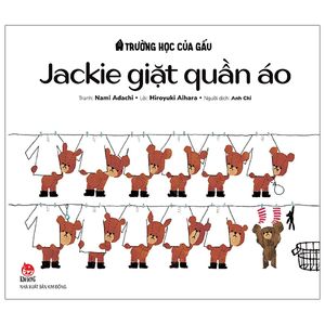 trường học của gấu - jackie giặt quần áo