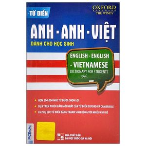 từ điển anh - anh - việt - dành cho học sinh