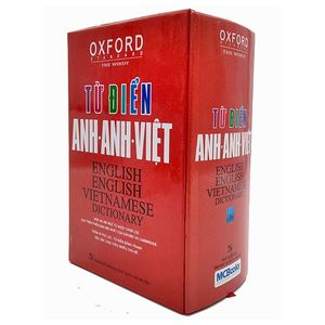 từ điển anh - anh - việt - phiên bản bìa cứng - màu đỏ (2018)