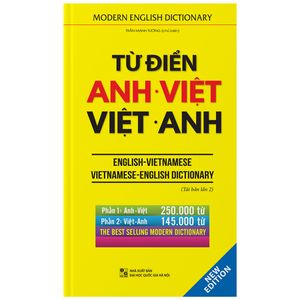 từ điển anh việt - việt anh - bìa cứng (tái bản 2022)