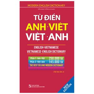 từ điển anh.việt - việt.anh (tái bản 2022)