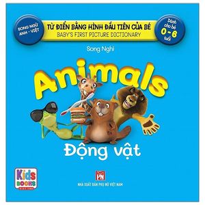 từ điển bằng hình đầu tiên của bé - animals - động vật