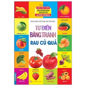 từ điển bằng tranh - rau củ quả (tái bản 2020)