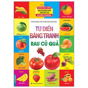 từ điển bằng tranh - rau củ quả (tái bản 2023)