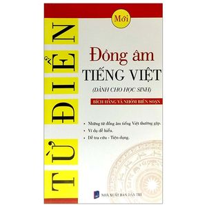 từ điển đồng âm tiếng việt