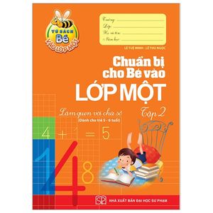 tủ sách bé vào lớp 1 - chuẩn bị cho bé vào lớp 1 - tập 2