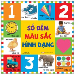 từ vựng đầu đời của bé - số đếm, màu sắc, hình dạng