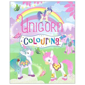 unicorn colouring 1