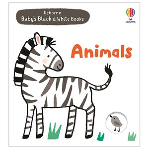 usborne baby's black and white books: animals