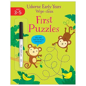 usborne early years wipe-clean first puzzles