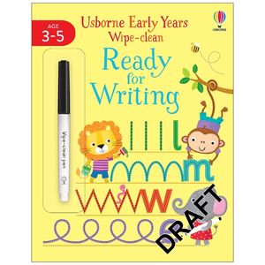 usborne early years wipe-clean: ready for writing