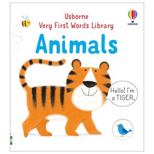 usborne very first words library: animals