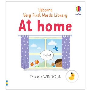 usborne very first words library: at home