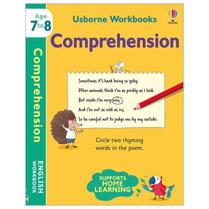 usborne workbooks comprehension 7-8