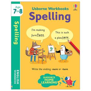 usborne workbooks spelling 7 - 8