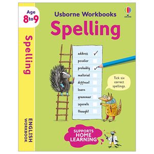 usborne workbooks spelling 8-9