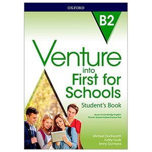 venture into first for schools: student's book pack