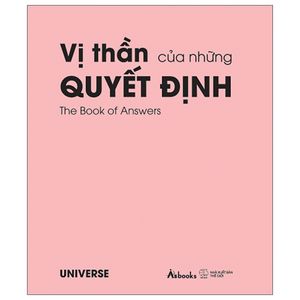 vị thần của những quyết định - the book of answers - bản bìa hồng