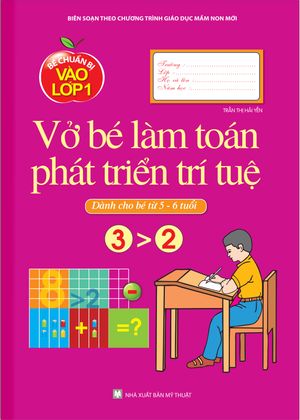 vở bé làm toán phát triển trí tuệ