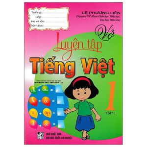 vở luyện tập tiếng việt 1 - tập 1