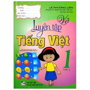 vở luyện tập tiếng việt 1 - tập 2