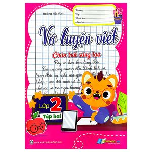 vở luyện viết lớp 2 - tập 2 (chân trời sáng tạo)