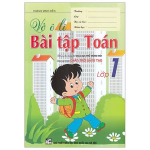 vở ô li bài tập toán lớp 1 (bám sát sgk chân trời sáng tạo)