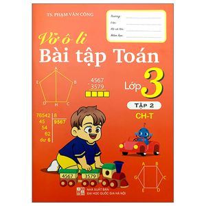 vở ô li bài tập toán lớp 3 - tập 2