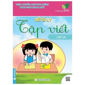 vở ô ly tập viết - chữ cái - theo chuẩn chương trình sách giáo khoa mới