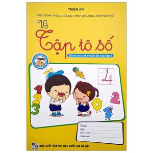 vở tập tô số (dành cho trẻ chuẩn bị vào lớp 1)