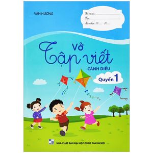 vở tập viết quyển 1 (cánh diều)