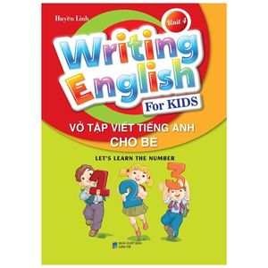 vở tập viết tiếng anh cho bé - tập 4