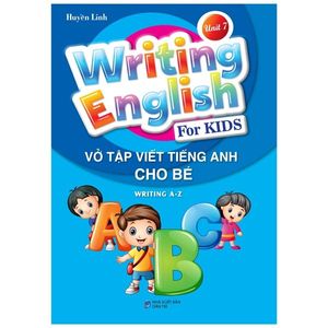 vở tập viết tiếng anh cho bé - tập 7