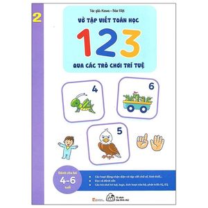 vở tập viết toán học 123 qua các trò chơi trí tuệ - tập 2