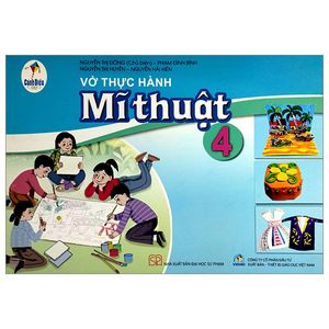 vở thực hành mĩ thuật 4 (cánh diều) (2023)