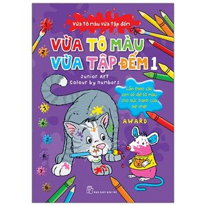 vừa tô màu - vừa tập đếm 01