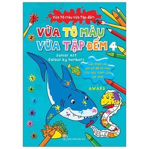 vừa tô màu - vừa tập đếm 04