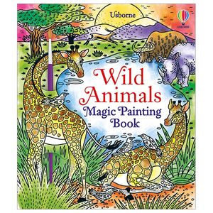 wild animals magic painting book