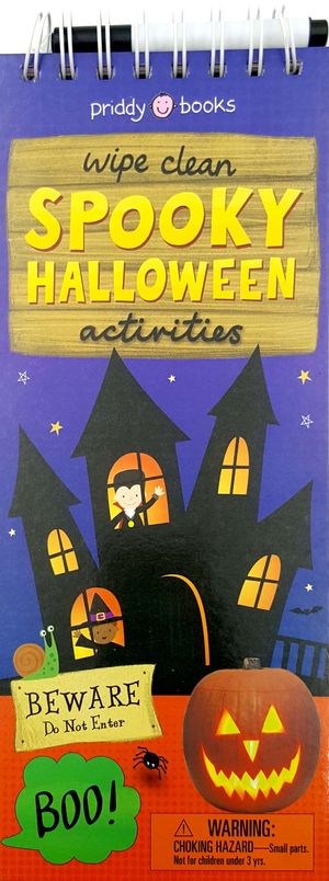 wipe clean activities: spooky halloween (wipe clean activity books)