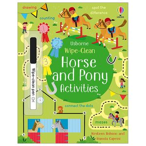 wipe-clean horse and pony activities