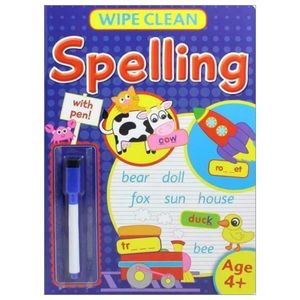 wipe clean: spelling with pen