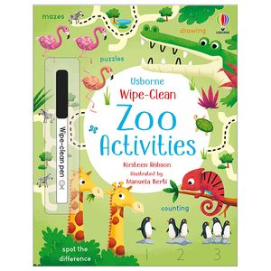 wipe-clean zoo activities