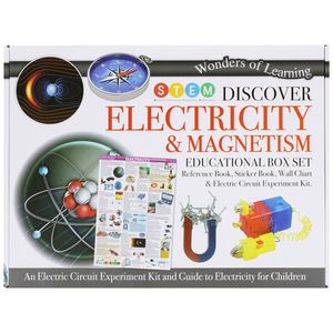 wonder of learning - stem discover electricity & magnetism - educational box set