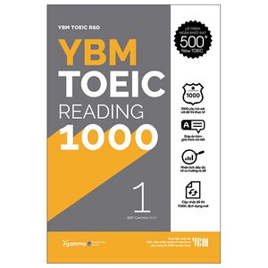 ybm toeic reading 1000 - vol 1 (tái bản)